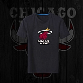Men's Heat Fresh Logo Black Short Sleeve T-Shirt FengYun,baseball caps,new era cap wholesale,wholesale hats